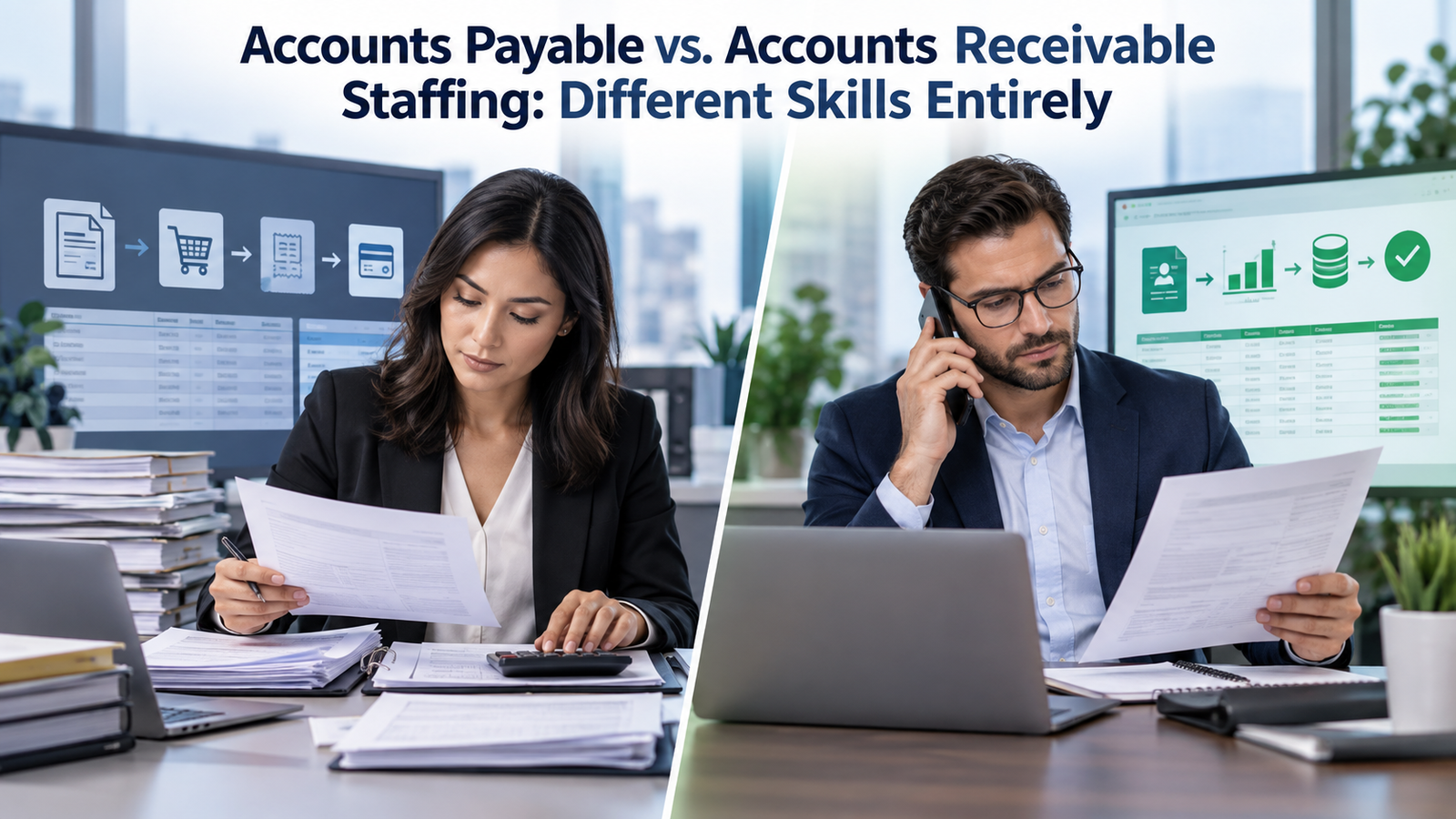 Accounts Payable vs. Accounts Receivable Staffing Different Skills Entirely