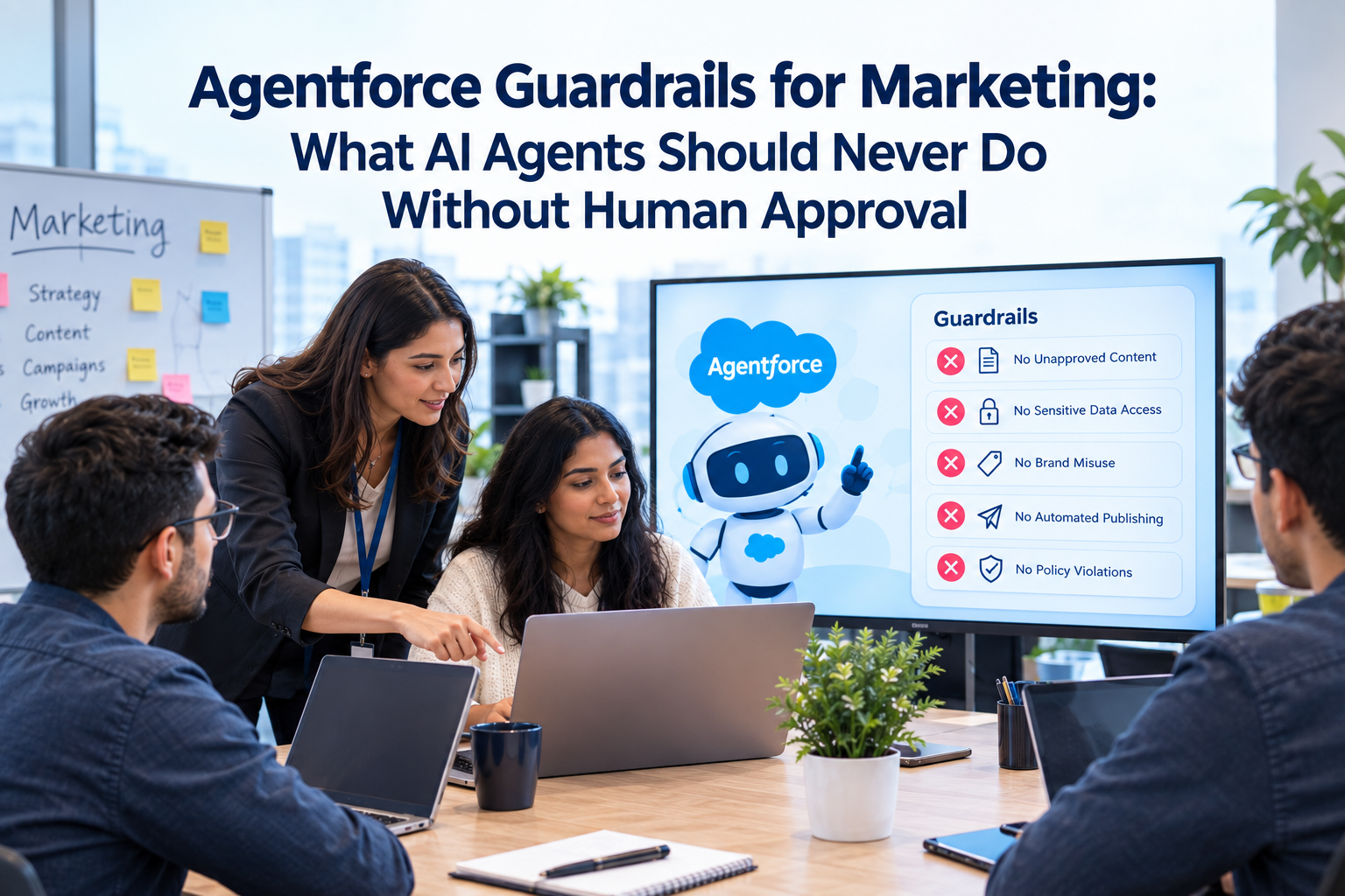 Agentforce Guardrails for Marketing: Human Approval Rules