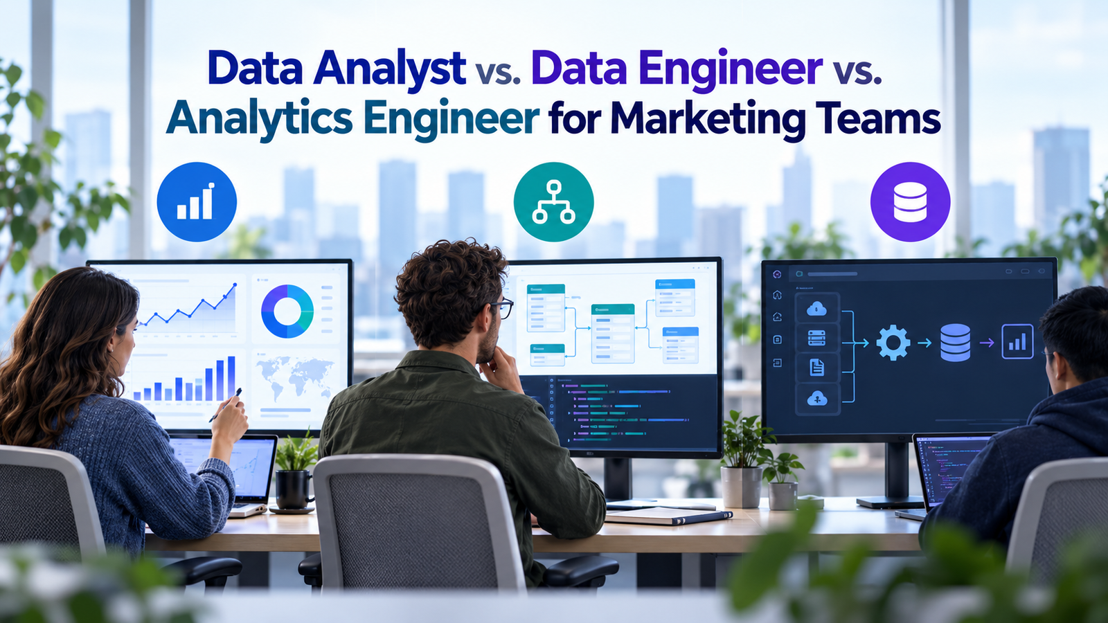Data Analyst vs Data Engineer vs Analytics Engineer