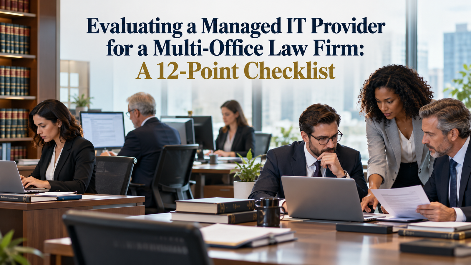 Managed IT Provider for Law Firms: 12-Point Checklist