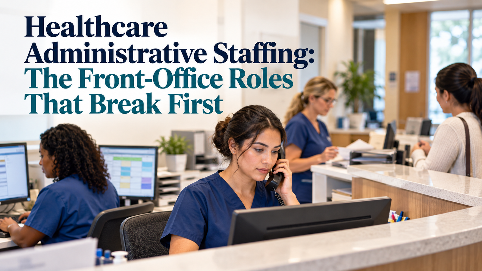 Healthcare Administrative Staffing The Front-Office Roles That Break First