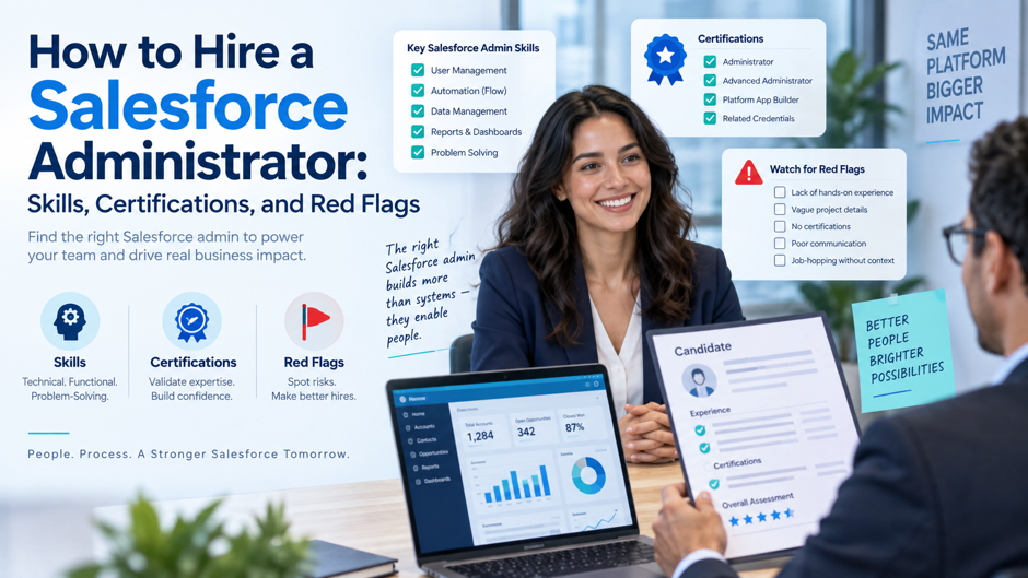 How to Hire a Salesforce Administrator: Skills and Red Flags