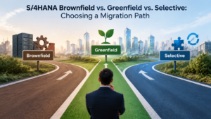S/4HANA Brownfield vs. Greenfield vs. Selective: Choosing a Migration Path