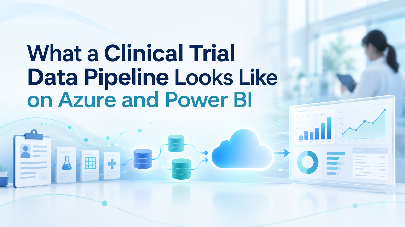 What a Clinical Trial Data Pipeline Looks Like on Azure and Power BI