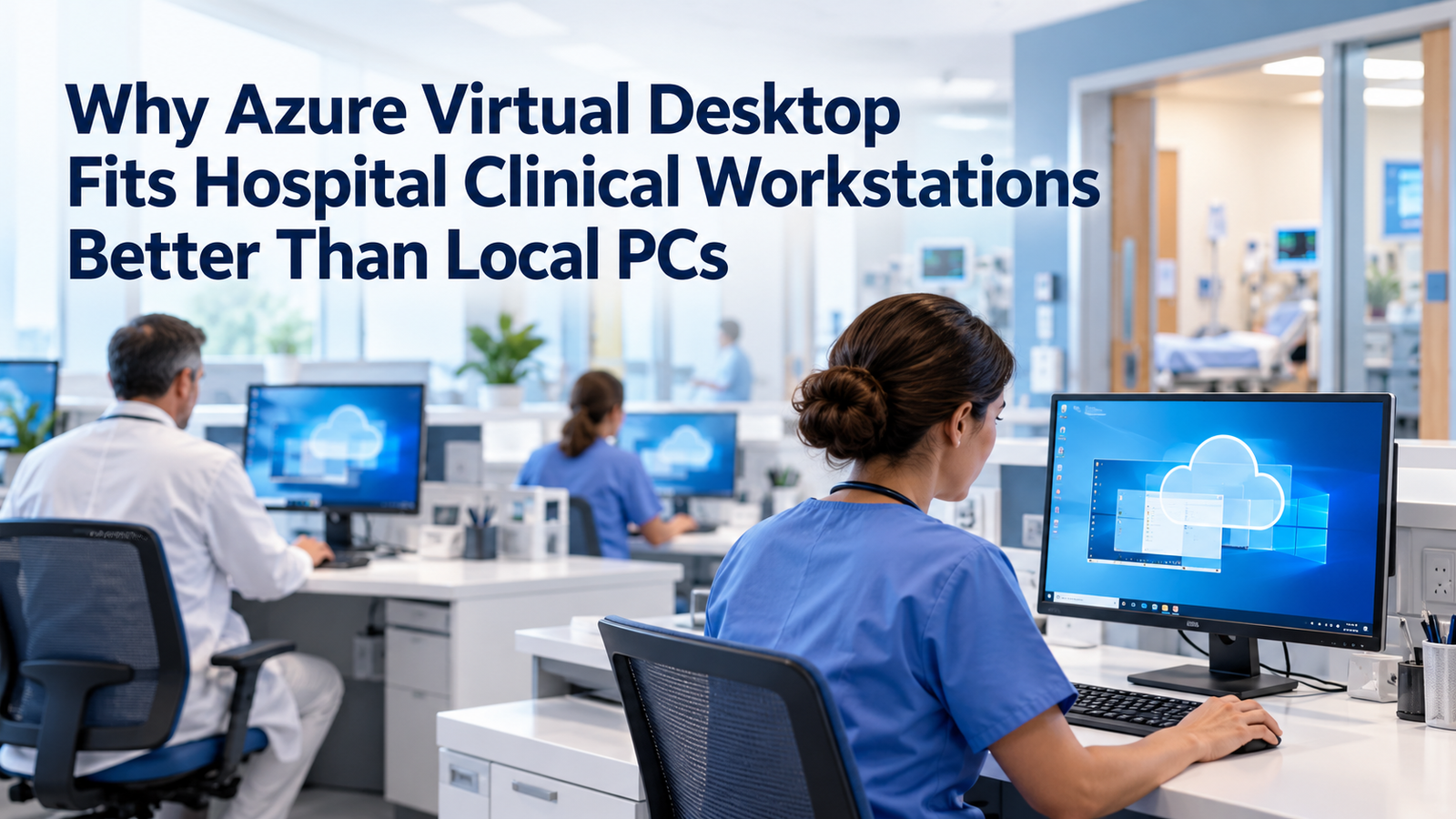 Why Azure Virtual Desktop Fits Hospital Clinical Workstations Better Than Local PCs