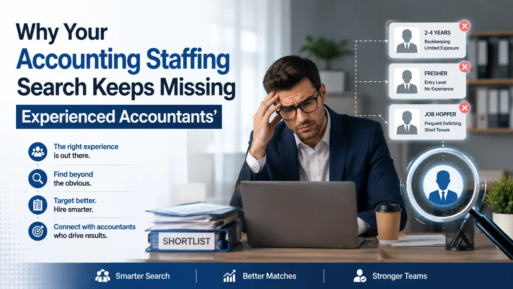 Why Your Accounting Staffing Search Keeps Missing Experienced Accountants