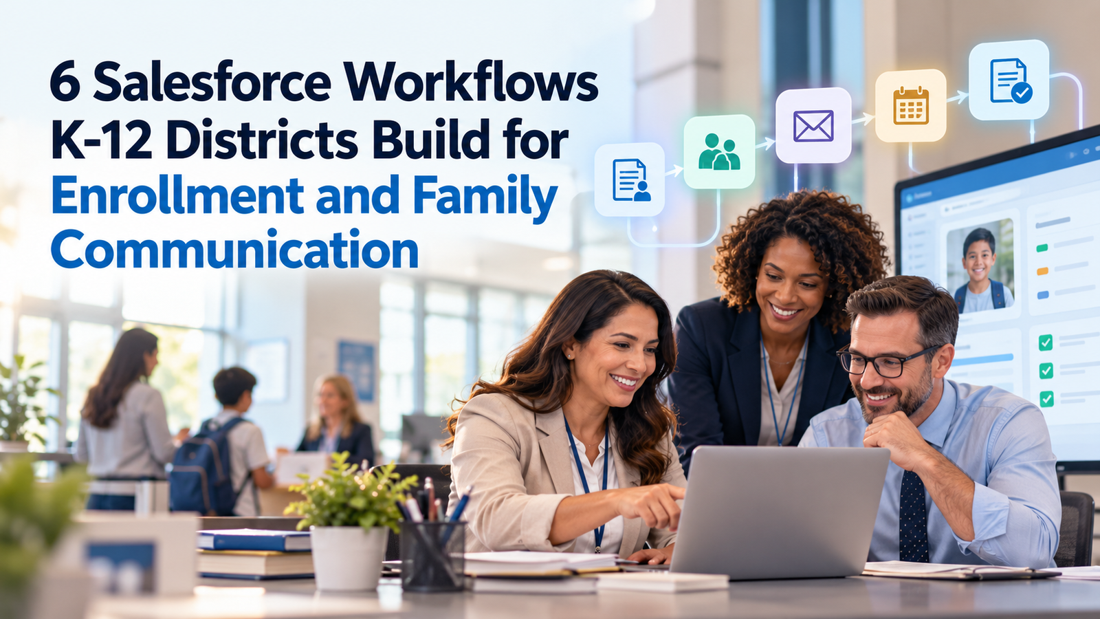 6 Salesforce Workflows K-12 Districts Build for Enrollment and Family Communication