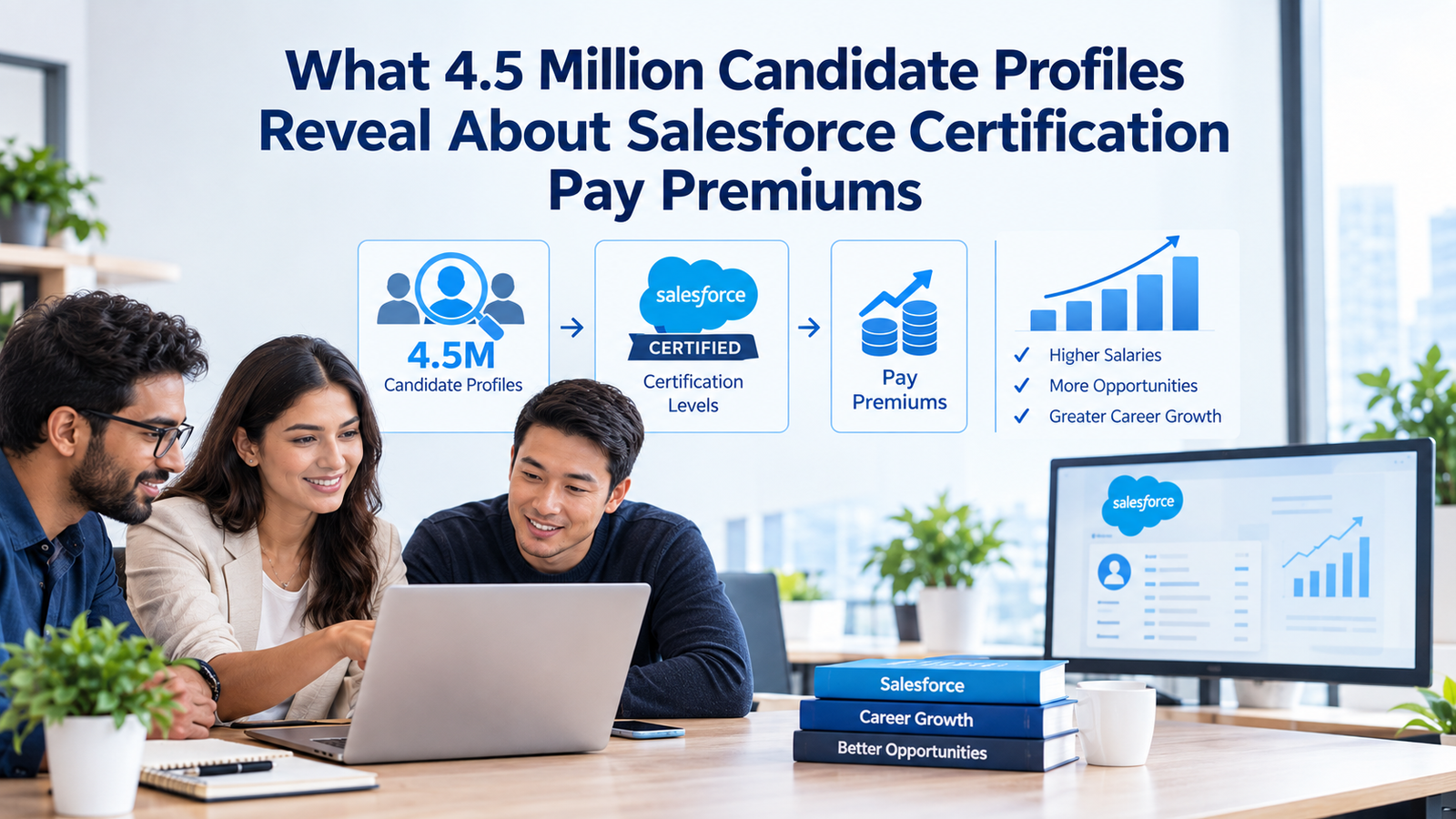 What 4.5 Million Candidate Profiles Reveal About Salesforce Certification Pay Premiums