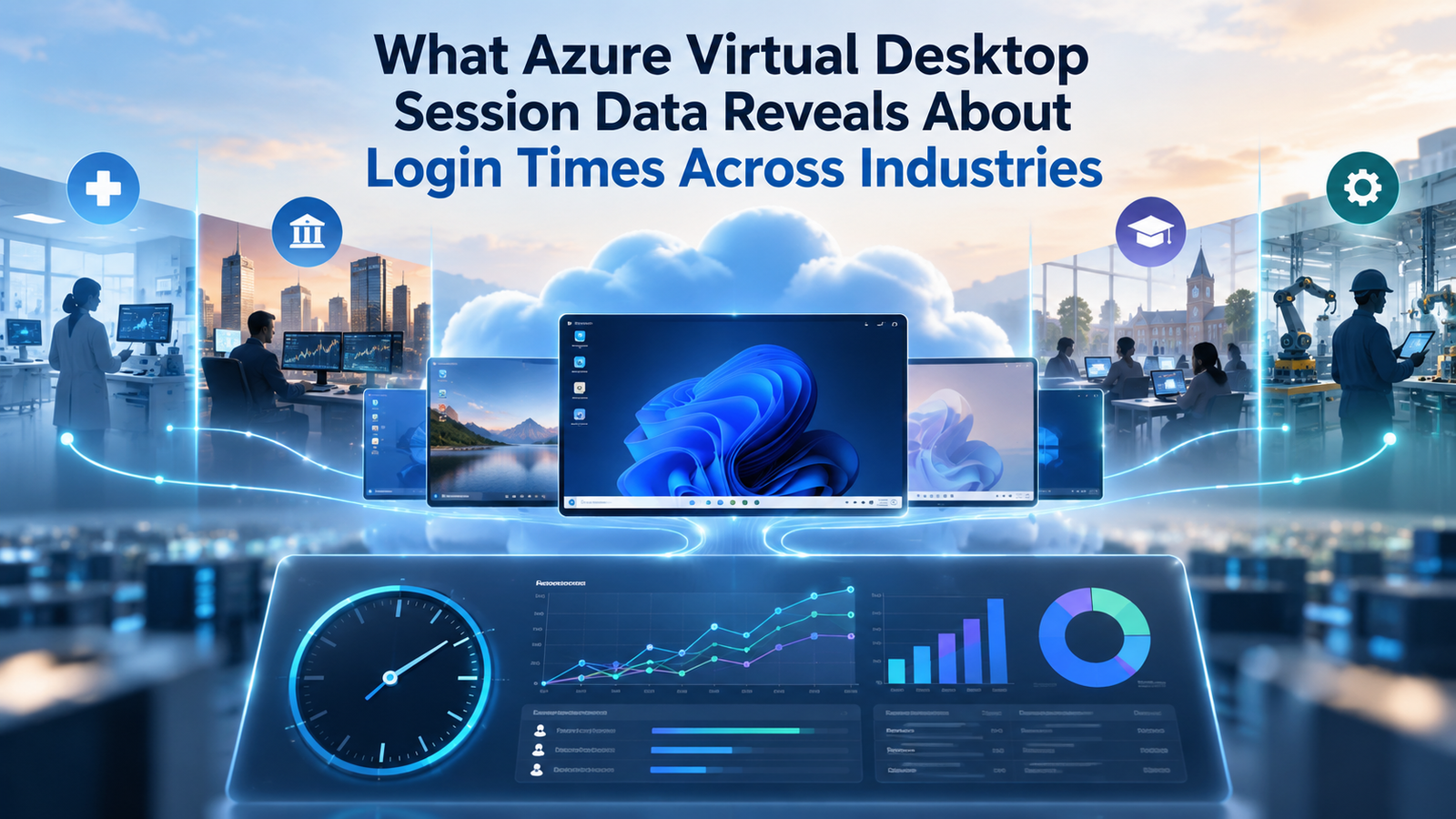 What Azure Virtual Desktop Session Data Reveals About Login Times Across Industries